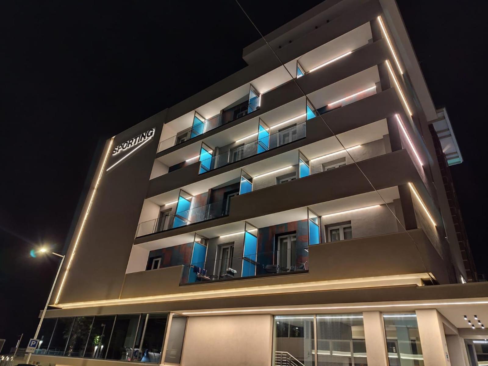 Hotel Sporting Riccione Eksteriør bilde